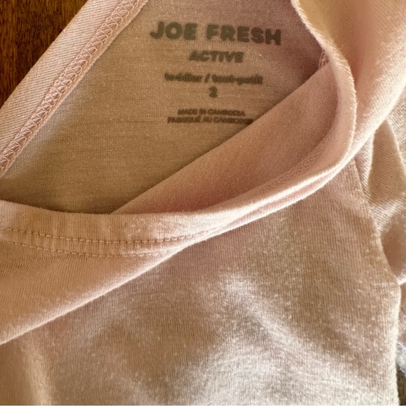 Joe Fresh Warm Up Cross-Back Cropped Dance Shirt - Picture 4 of 4